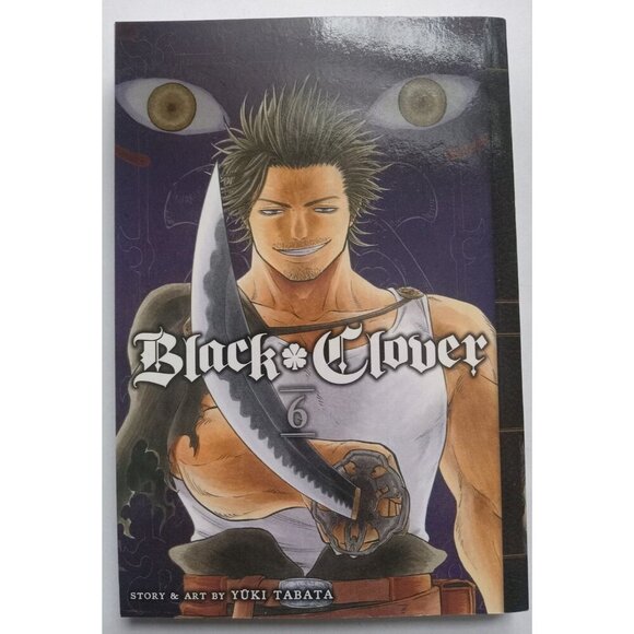 Black Clover Vol. 6: The Man Who Cuts Death Manga Comic Book by Yūki Tabata VG+ - Picture 1 of 2